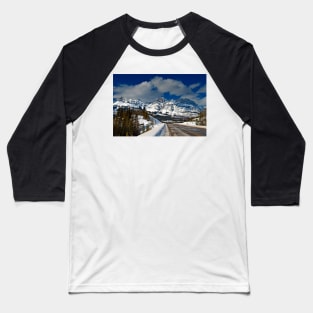 Icefields Parkway Rocky Mountains Canada Baseball T-Shirt